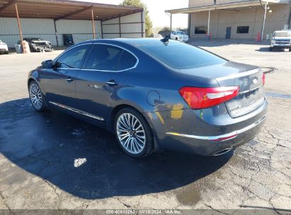 2014 KIA CADENZA PREMIUM Blue  Gasoline KNALN4D70E5134429 photo #4