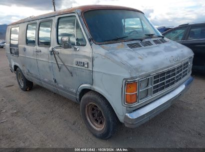 1985 DODGE RAM VAN B150 Blue  Gasoline 2B6GB13T4FK300205 photo #1