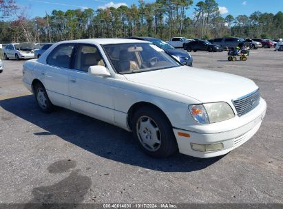 2000 LEXUS LS 400 White  Gasoline JT8BH28F8Y0172762 photo #1