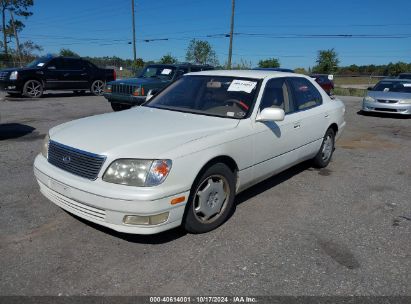 2000 LEXUS LS 400 White  Gasoline JT8BH28F8Y0172762 photo #3