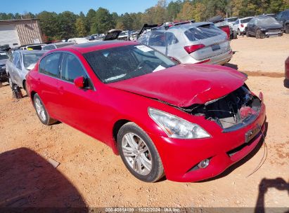 2011 INFINITI G37X Red  Gasoline JN1CV6AR1BM410058 photo #1