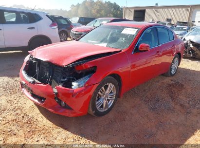 2011 INFINITI G37X Red  Gasoline JN1CV6AR1BM410058 photo #3