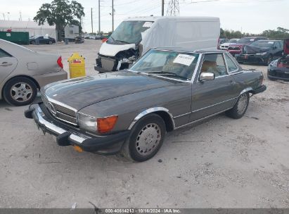 1988 MERCEDES-BENZ 560 SL Gray  Gasoline WDBBA48D0JA080821 photo #3