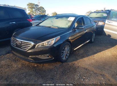 2015 HYUNDAI SONATA LIMITED Black  Gasoline 5NPE34AF5FH065168 photo #3