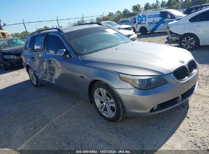 2006 BMW 530XIT Silver  Gasoline WBANN73566CN02135 photo #1