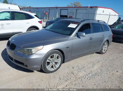 2006 BMW 530XIT Silver  Gasoline WBANN73566CN02135 photo #3