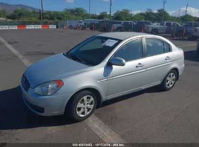 2010 HYUNDAI ACCENT GLS Silver  Gasoline KMHCN4AC4AU430909 photo #3