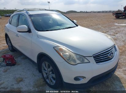 2008 INFINITI EX35 JOURNEY White  Gasoline JNKAJ09F08M360185 photo #1