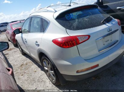 2008 INFINITI EX35 JOURNEY White  Gasoline JNKAJ09F08M360185 photo #4