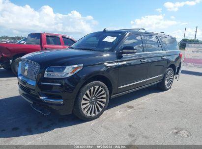 2019 LINCOLN NAVIGATOR L RESERVE Black  Gasoline 5LMJJ3LT4KEL22471 photo #3