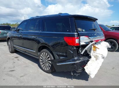 2019 LINCOLN NAVIGATOR L RESERVE Black  Gasoline 5LMJJ3LT4KEL22471 photo #4