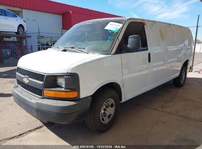 2013 CHEVROLET EXPRESS 3500 WORK VAN Blue  Flexible Fuel 1GCZGUCG4D1145142 photo #3