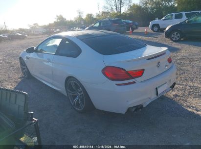 2013 BMW M6 White  Gasoline WBSLX9C52DC968781 photo #4