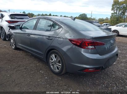 2019 HYUNDAI ELANTRA SEL Gray  Gasoline 5NPD84LF3KH416454 photo #4