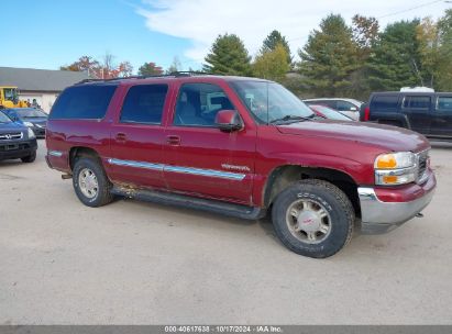 2002 GMC YUKON XL 1500 SLE Maroon  Flexible Fuel 1GKFK16Z62J120256 photo #1