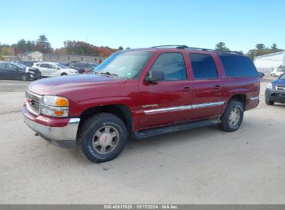 2002 GMC YUKON XL 1500 SLE Maroon  Flexible Fuel 1GKFK16Z62J120256 photo #3