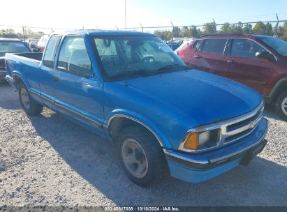 1995 CHEVROLET S TRUCK S10 Blue  Gasoline 1GCCS1944S8195057 photo #1