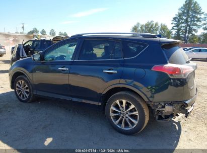 2017 TOYOTA RAV4 PLATINUM Dark Blue  Gasoline 2T3YFREV5HW321243 photo #4