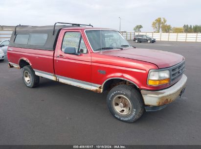 1996 FORD F150 Red  Gasoline 1FTEF14Y0TLA66478 photo #1