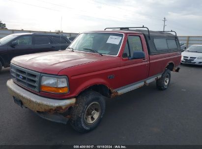 1996 FORD F150 Red  Gasoline 1FTEF14Y0TLA66478 photo #3