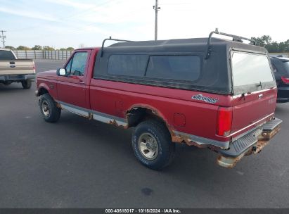 1996 FORD F150 Red  Gasoline 1FTEF14Y0TLA66478 photo #4