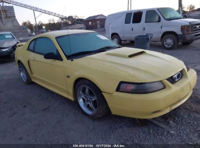 2002 FORD MUSTANG GT Yellow  Gasoline 1FAFP42XX2F108686 photo #1