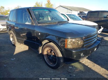 2006 LAND ROVER RANGE ROVER HSE Black  Gasoline SALME15466A222882 photo #1