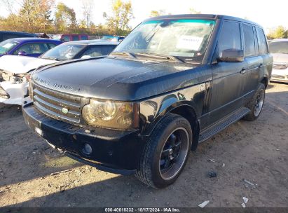 2006 LAND ROVER RANGE ROVER HSE Black  Gasoline SALME15466A222882 photo #3