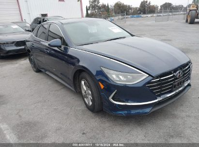 2022 HYUNDAI SONATA SE Dark Blue  Gasoline 5NPEG4JA5NH147358 photo #1