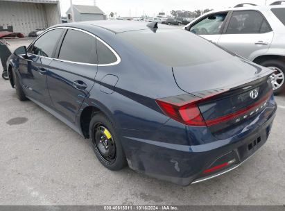 2022 HYUNDAI SONATA SE Dark Blue  Gasoline 5NPEG4JA5NH147358 photo #4