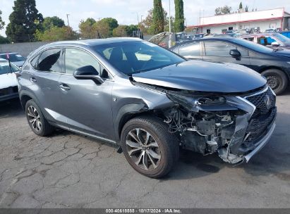 2017 LEXUS NX 200T F SPORT Gray  Gasoline JTJYARBZXH2050739 photo #1