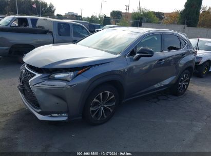 2017 LEXUS NX 200T F SPORT Gray  Gasoline JTJYARBZXH2050739 photo #3