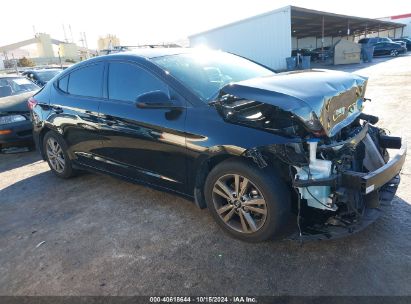 2018 HYUNDAI ELANTRA VALUE EDITION Black  Gasoline 5NPD84LF2JH304016 photo #1