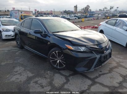 2019 TOYOTA CAMRY SE Black  Gasoline 4T1B11HK8KU702012 photo #1