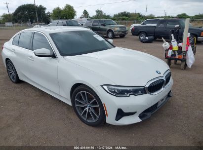 2019 BMW 330I White  Gasoline 3MW5R1J50K8B03307 photo #1