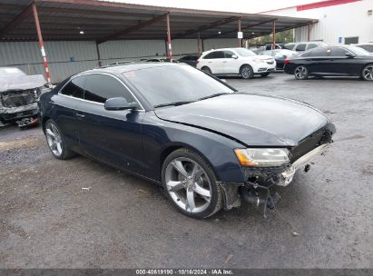 2011 AUDI A5 2.0T PREMIUM Gray  Gasoline WAURFAFR2BA096077 photo #1