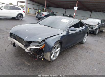 2011 AUDI A5 2.0T PREMIUM Gray  Gasoline WAURFAFR2BA096077 photo #3