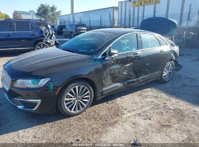 2019 LINCOLN MKZ HYBRID STANDARD Black  Hybrid 3LN6L5KU3KR632830 photo #3