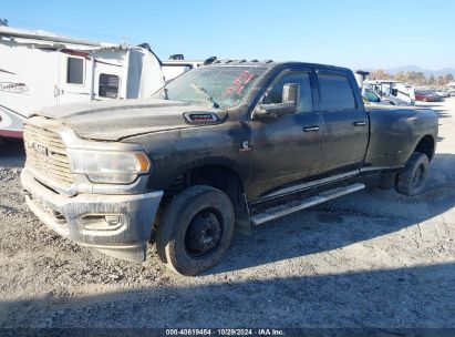 2019 RAM 3500 BIG HORN  4X4 8' BOX Black  Diesel 3C63RRHL4KG702656 photo #3