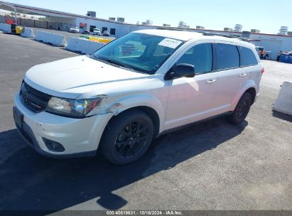 2018 DODGE JOURNEY SXT White  Flexible Fuel 3C4PDCBG2JT294178 photo #3