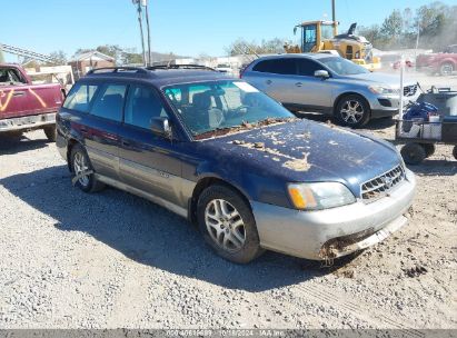 2003 SUBARU OUTBACK Blue  Gasoline 4S3BH675037647614 photo #1