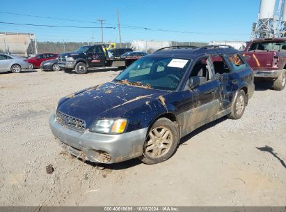 2003 SUBARU OUTBACK Blue  Gasoline 4S3BH675037647614 photo #3