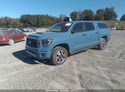 2020 TOYOTA TUNDRA CREWMAX SR5/CREWMAX TRD PRO Blue  Gasoline 5TFDY5F12LX932669 photo #3