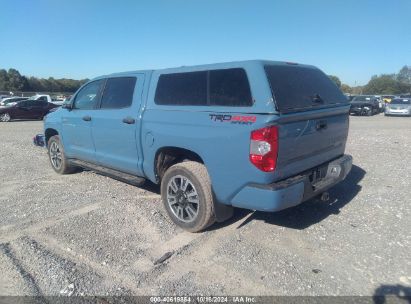 2020 TOYOTA TUNDRA CREWMAX SR5/CREWMAX TRD PRO Blue  Gasoline 5TFDY5F12LX932669 photo #4