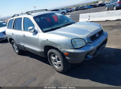 2004 HYUNDAI SANTA FE GLS Silver  Gasoline KM8SC13D54U670271 photo #1