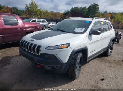 2015 JEEP CHEROKEE TRAILHAWK White  Gasoline 1C4PJMBB5FW712933 photo #3