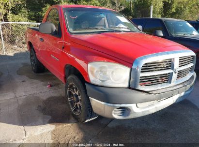 2007 DODGE RAM 1500 ST Red  Gasoline 1D7HA16K57J629312 photo #1