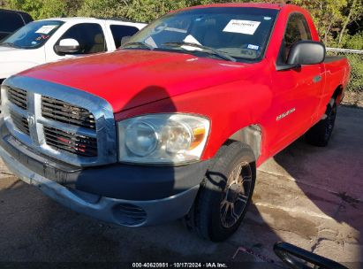 2007 DODGE RAM 1500 ST Red  Gasoline 1D7HA16K57J629312 photo #3