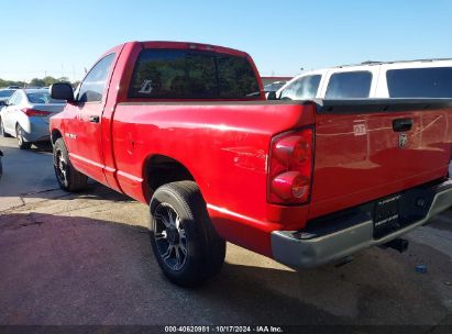 2007 DODGE RAM 1500 ST Red  Gasoline 1D7HA16K57J629312 photo #4