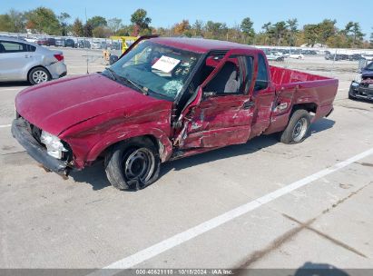 2000 GMC SONOMA SLS Red  Gasoline 1GTCS19W9YK104121 photo #3